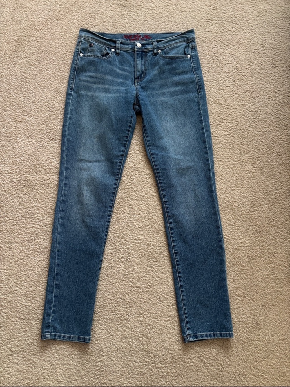 U.S Polo Assn. Blue Skinny Jeans size women’s 8